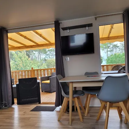 Vue Bassin Arcachon Mobil-home 8 Personnes By Vayny